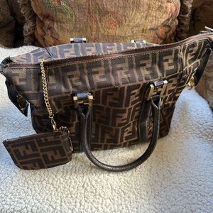 Vintage Fendi Zucca handbag